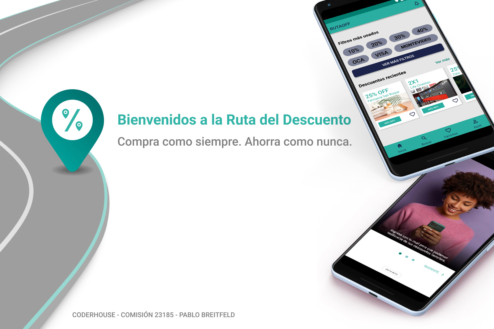 Portada de proyecto RutaOff para Coderhouse